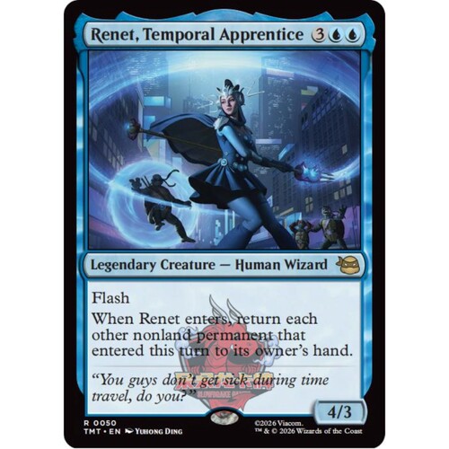 万智牌 Renet, Temporal Apprentice 时间学徒瑞奈特 异画 平/闪