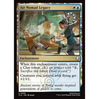 万智牌 air nomad legacy 气和族遗产 TLA 平/闪