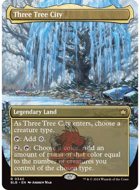 呆呆龙 万智牌 扩画 三树城 Three Tree City (winter) 340 平/闪