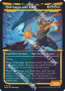 呆呆龙卡牌 万智牌 简中/英文 邪军压境 闪 碑出告与开璃 异画