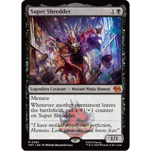 万智牌 TMT 忍者神龟 Super Shredder 超级施瑞德 异画 平/闪