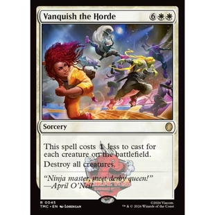 万智牌 TMC 忍者神龟 Vanquish the Horde 歼灭尸群 平/闪