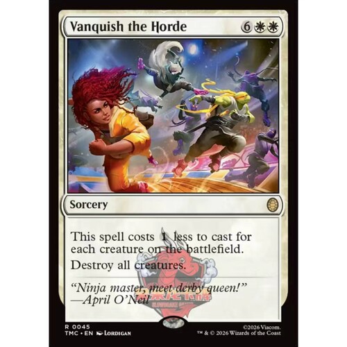 万智牌 TMC 忍者神龟 Vanquish the Horde 歼灭尸群 平/闪