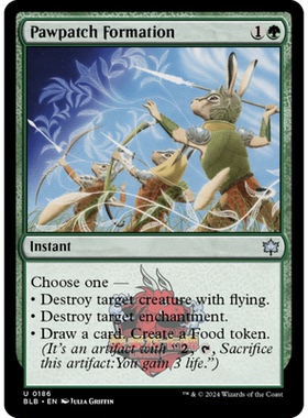 呆呆龙 万智牌 爪卫列阵 Pawpatch Formation 0186 平/闪