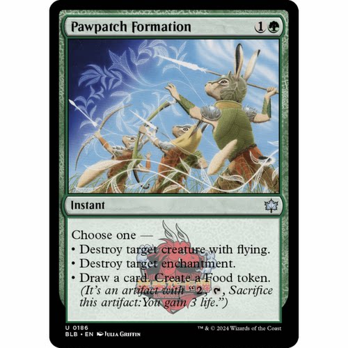 呆呆龙 万智牌 爪卫列阵 Pawpatch Formation 0186 平/闪