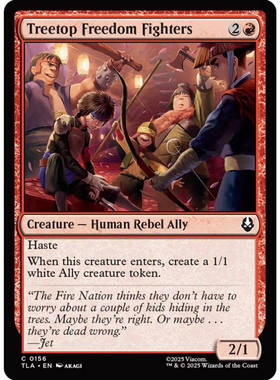 万智牌 treetop freedom fighters 树顶自由战士 TLA 平/闪