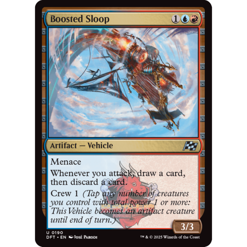 万智牌 喷射单桅帆船 boosted sloop 平/闪/异画 乙太漂移 多色