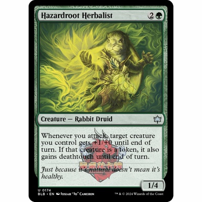 呆呆龙 万智牌 害根草药师 Hazardroot Herbalist 0174 平/闪