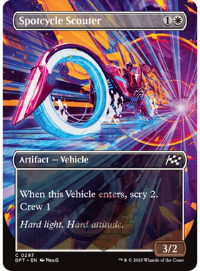 万智牌 侦察摩托 Spotcycle Scouter 英文 平/闪/异画 乙太漂移