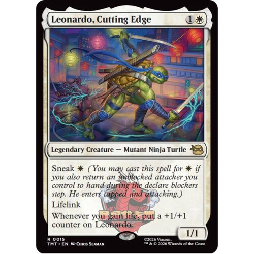 万智牌 TMT Leonardo Cutting Edge 尖锐刀锋莱昂纳多 异画 平/闪
