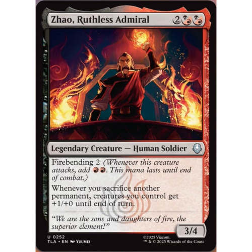 万智牌 zhao ruthless admiral 冷酷无情的赵将军 TLA 平/闪