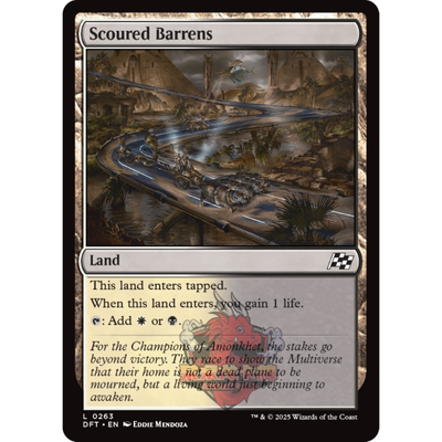 万智牌 侵蚀荒漠 Scoured Barrens 英文 平/闪/异画 乙太漂移 地
