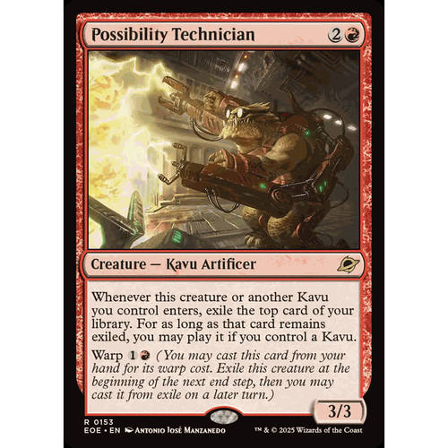 呆呆龙 愿景技师 Possibility Technician 平/闪/异画  EOE