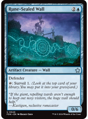 万智牌 警醒枭 Strix Lookout 英文 平/闪 基石构筑 FDN 蓝色 银