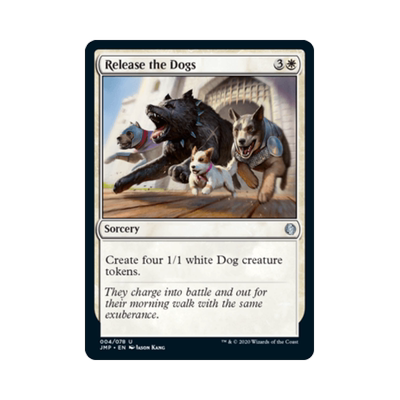 呆呆龙卡牌 万智牌 关门放狗 英文 JUMPSTART 白色