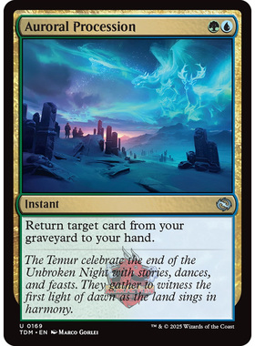 万智牌 鞑契 龙岚录 平/闪 Auroral Procession 极光行列