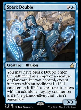 万智牌 火花替身 简中/英文 平/闪 拉尼卡重制版 蓝色 金