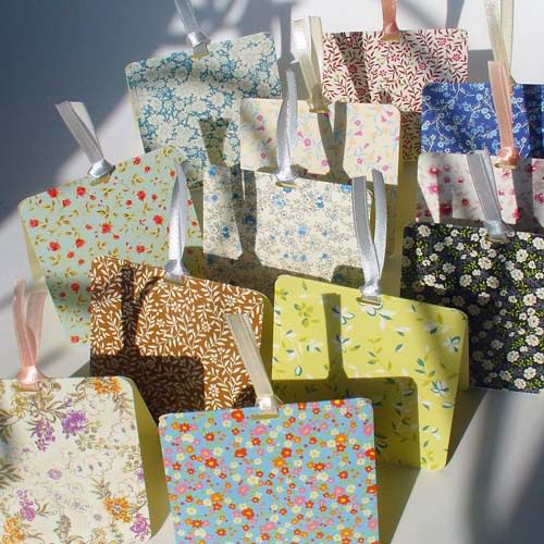 中式古画万用小贺卡 清新各色花纹 仿古复古古典 一套12张中国风