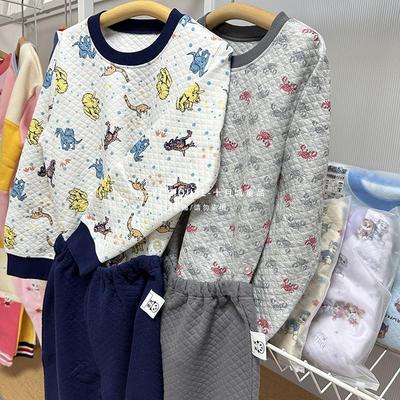 优衣k同款风格全棉a类家居服秋冬