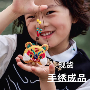 成品王的手创香囊手工香包袋中药驱蚊随身佩戴虎项链儿童挂件礼物
