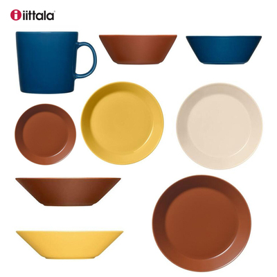 iittala蜂蜜色餐碗西点盘马克杯