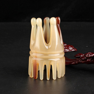 牛角按摩梳纯通用头疗经络梳子洗头皮头部按摩店神器专用天然正品