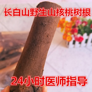 长白山纯野生山核桃树树根 老青核桃树树根 通韵本草堂树皮树枝