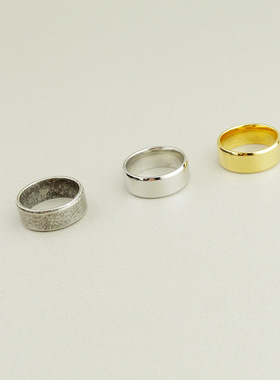 对勾勾嘻哈钛钢欧美戒指