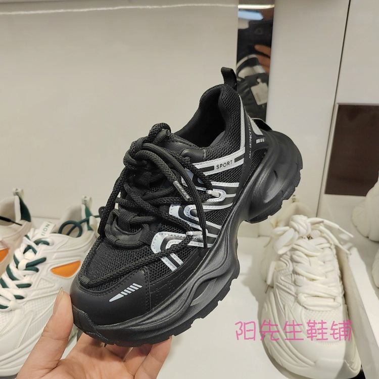 厚底运动鞋女增高休闲鞋