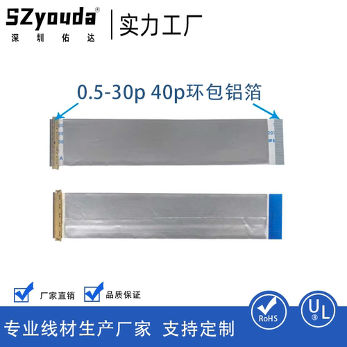 SzyoudaEDP屏线镀金头抗干扰