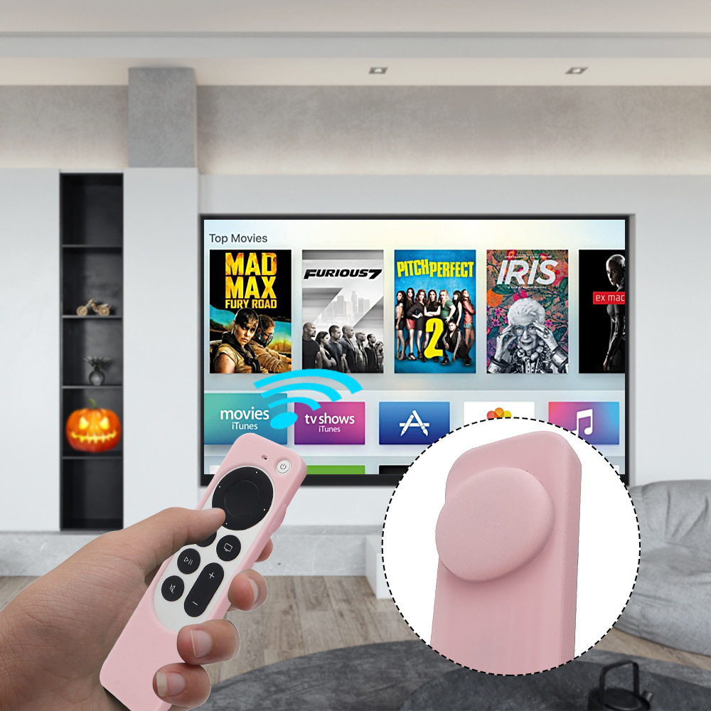 适用于苹果Apple tv 4k 2024 Airtag二合一6代遥控器硅胶保护套图片