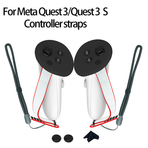 适用Meta quest3/Quest3S防摔防掉手柄保护套指虎绑带手绳VR手柄