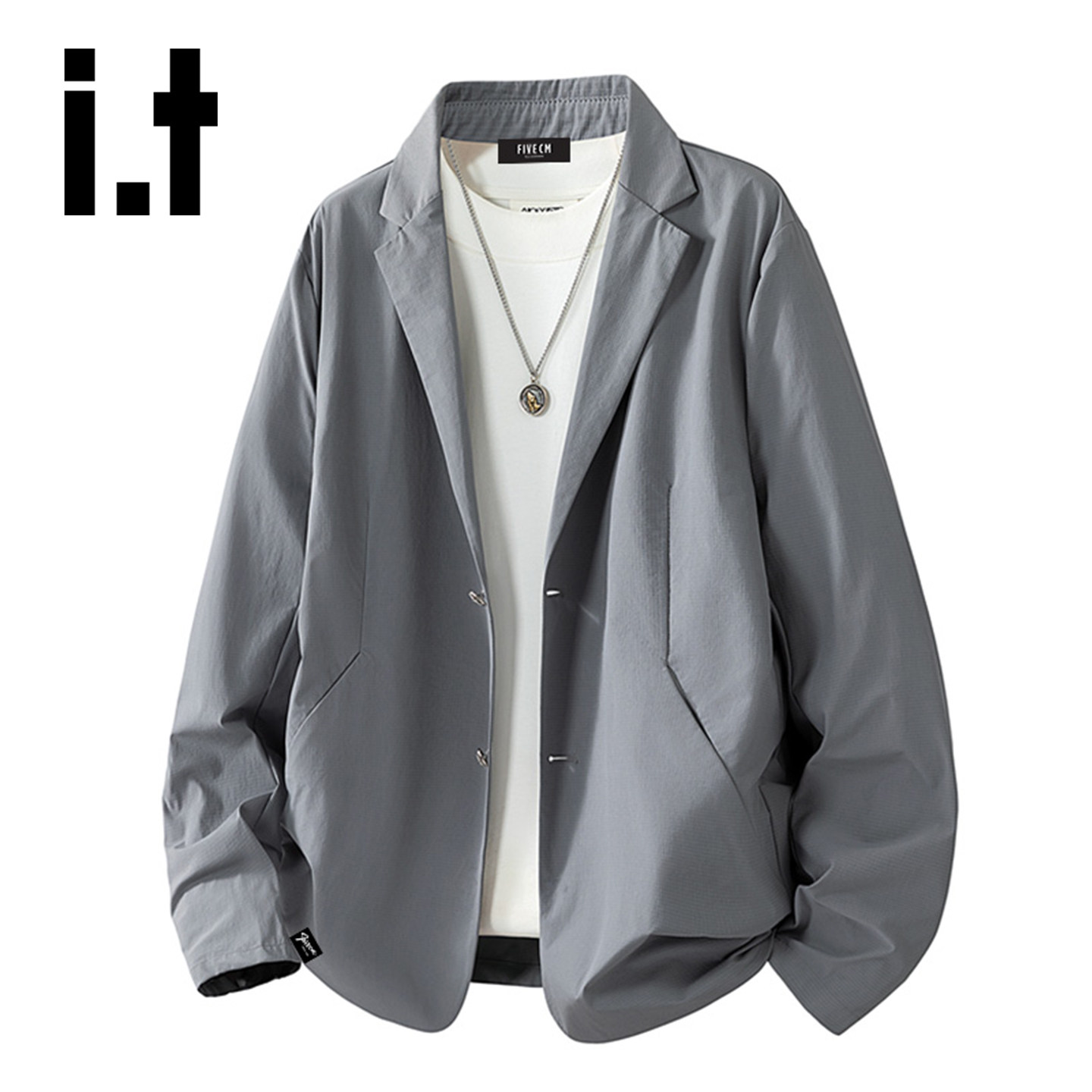 it :5cm/FIVECM时尚西服夹克外套男士2026新款春秋季通勤百搭X