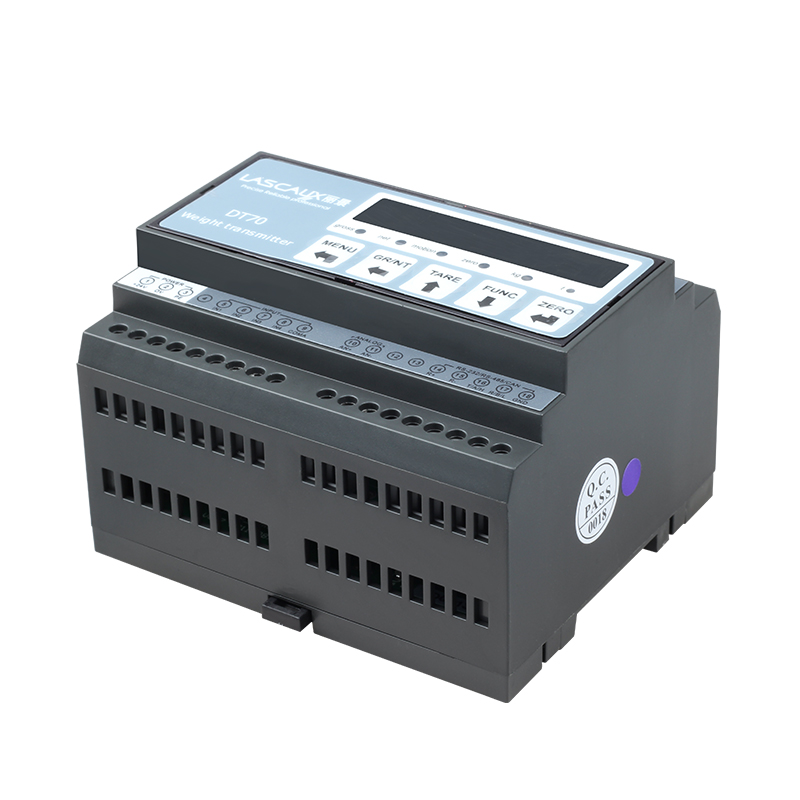 丽景DT70称重变送器显示仪表重量控制器RS232/RS485导轨式安装