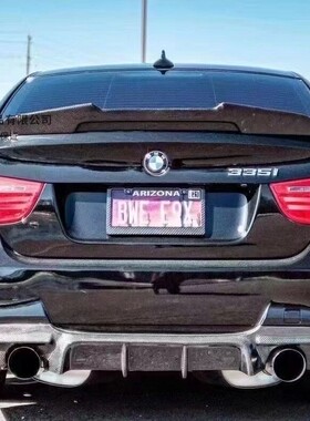 适用宝马3系E909293F30g30尾翼改装PSM款卧式压尾翼定风翼碳纤维