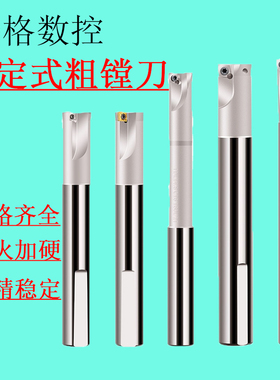 瑞格固定式粗镗刀单刃直柄扩孔刀杆双刃粗镗直径11.8-41.8.8mm