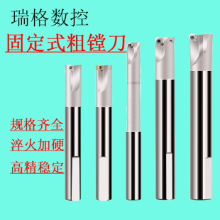 瑞格固定式粗镗刀单刃直柄扩孔刀杆双刃粗镗直径11.8-41.8.8mm