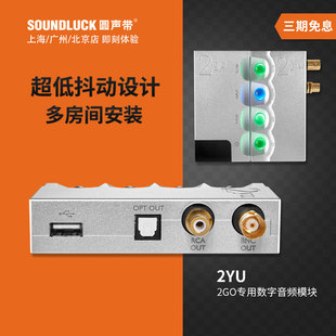 圆声带行货 Chord 2YU专用数字音频处理模块2GO专用USB同轴连解码