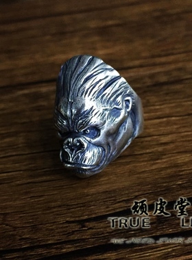 925纯银复古男士戒指