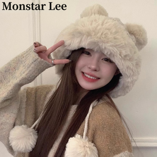 Monstarlee冬季雷锋帽女冬季