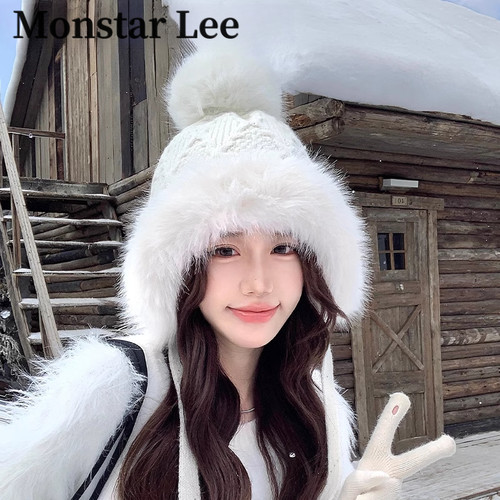 针织毛线护耳雷锋帽MonstarLee
