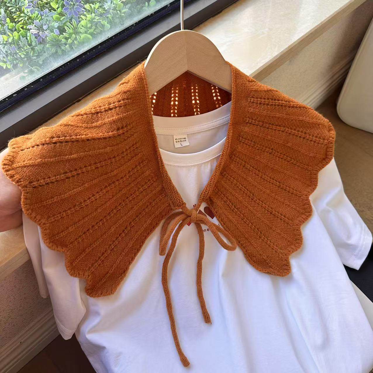 甜美系针织外搭小披肩女春秋季百搭配裙子衬衫装饰假领子护颈坎肩,服饰配件/皮带/帽子/围巾,假领,淘宝优惠券,粉丝福利购,淘宝优惠卷