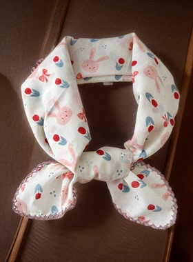 纯棉碎花方巾70丝巾女韩版百搭田园风文艺护颈装饰小领巾薄款围巾