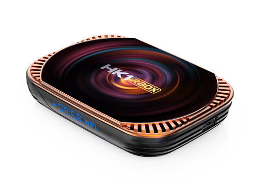 HK1 RBOX超高清电视盒子4K游戏机顶盒8K家用S905X4播放器KODI投屏