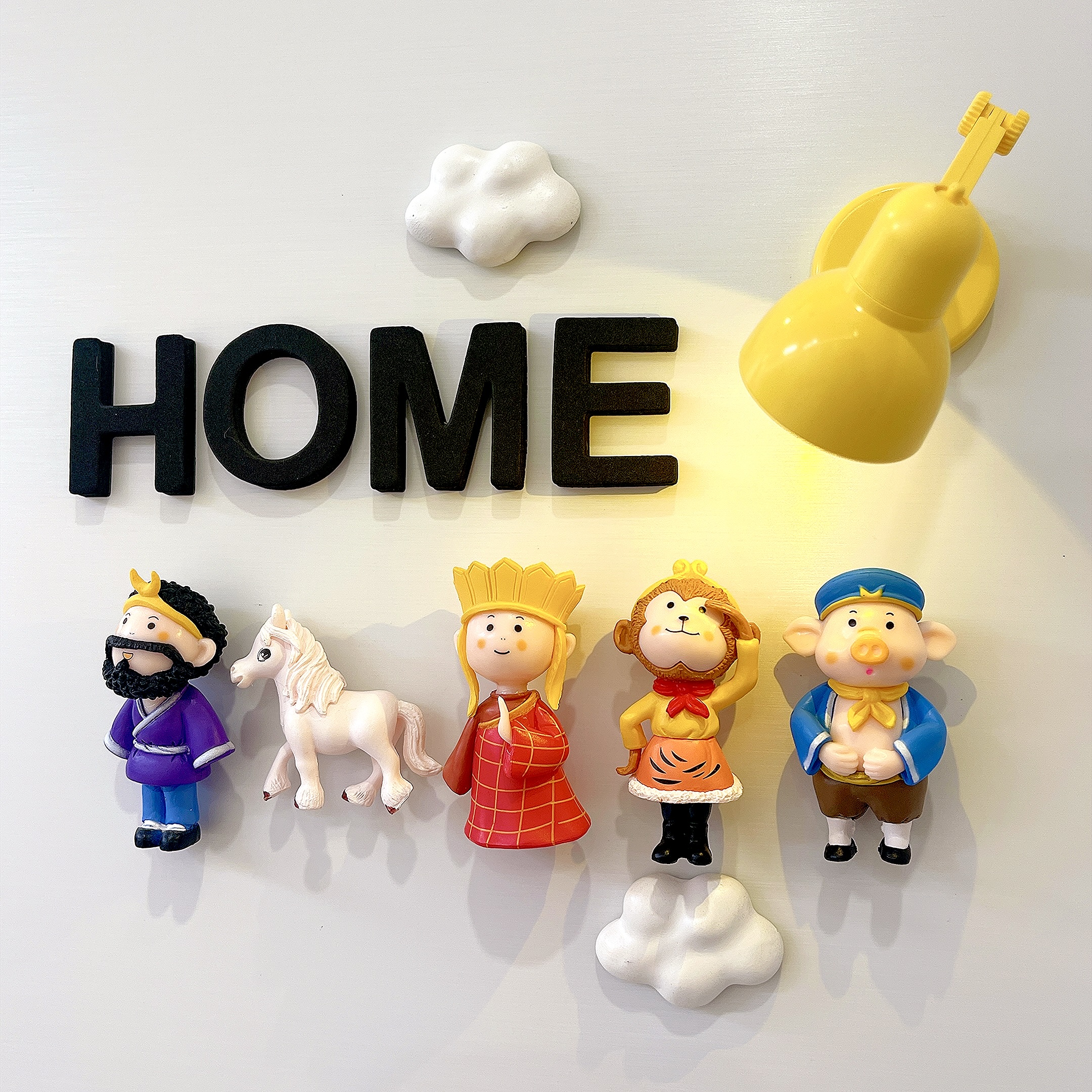 西游记3D立体冰箱贴磁贴中国风新款个性卡通动漫磁吸创意磁铁装饰