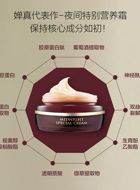 韩国charmzone婵真夜间特别营养霜晚霜midnight special cream