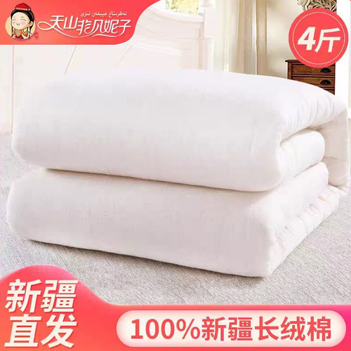 新疆棉被100%纯棉花被芯棉絮棉胎