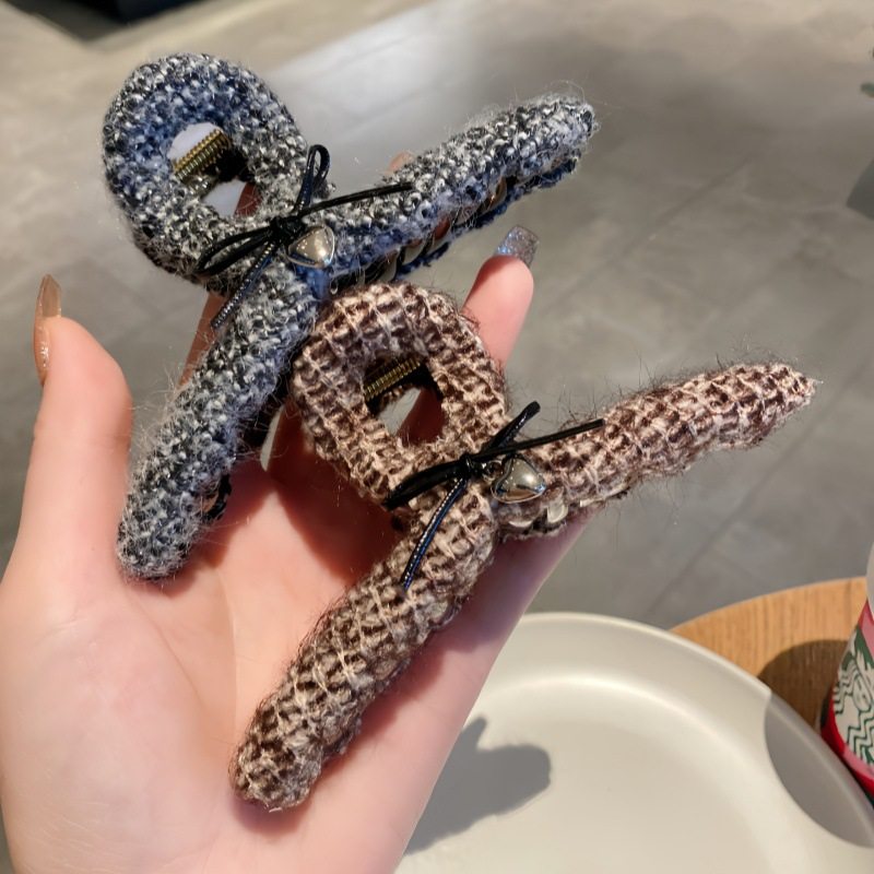 2024年秋冬高级感小香风百搭后脑勺大号抓夹头饰发抓头饰,饰品/流行首饰/时尚饰品新,民族风发饰,淘宝优惠券,粉丝福利购,淘宝优惠卷