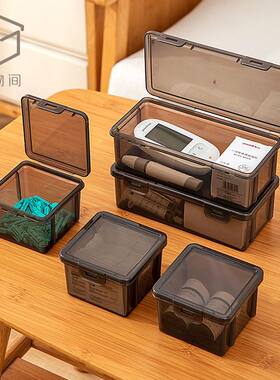 小型药箱透明医用药品透明盒子避光迷你便携式家用药物收纳盒药盒