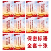 保密安全管理制度海报 企业泄密宣传画 保密标语展板保密墙贴画